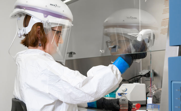 Woman in Lab