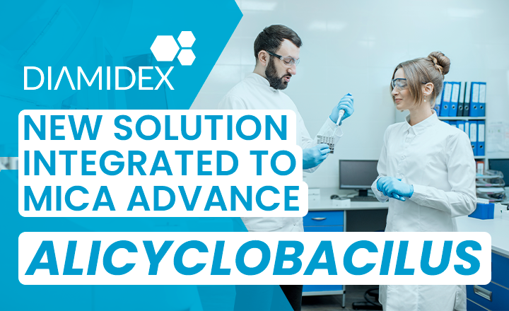 New solution integrated to MICA Advance by Diamidex Alicyclobacillus