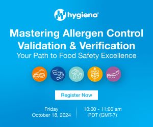 Hygiena allergen webinar