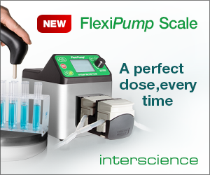 Interscience FlexiPump Scale peristaltic dosing pump for liquid dispensing