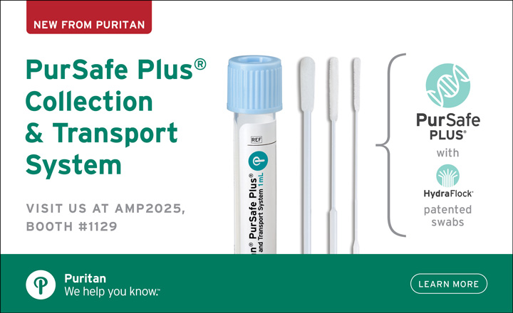 Puritan Medical Products Announces New PurSafe Plus Collection and Transport System