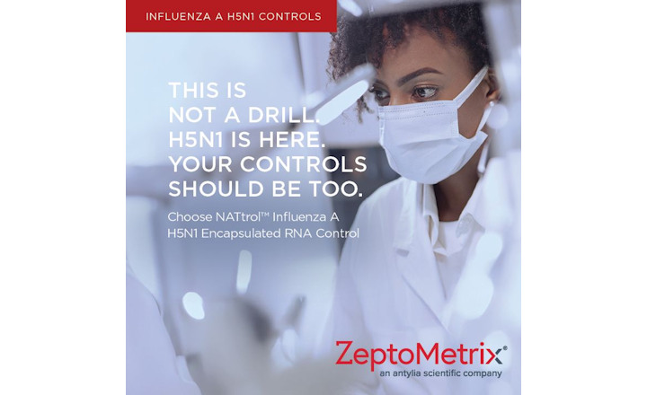 ZeptoMetrix Launches H5N1 Control with Phage-like Particle (PLP) Technology