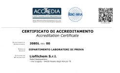 Liofilchem Accreditation Cert