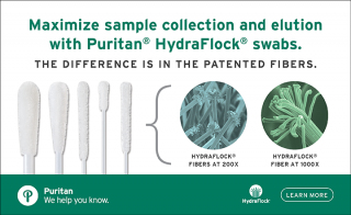 Collect a Better Sample with Puritan<sup>®</sup> HydraFlock<sup>®</sup> Flocked Swabs