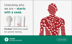 Unlock who we are with Puritan DNA-free Swabs for Genetic Testing