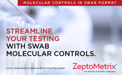 Zeptometrix Molecular Controls in Swab Format
